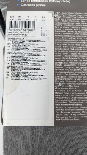 Skarpetki  Męskie Dim Coton  R.43-46 3 Pary na Arena.pl