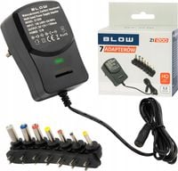 ZASILACZ UNIWERSALNY REGULOWANY 15W 7 KOŃCÓWEK WIELOZAKRESOWY 3-12V