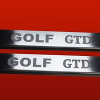 Listwa progowa VOLKSWAGEN GOLF MK7 GOLF GTD Stal nierdzewna 304 mat 2szt