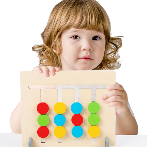 Gra Edukacyjna Zestaw Montessori Klocki Dinozaury Dopasowywanie Kolorów na Arena.pl