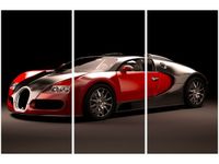 OBRAZ CZERWONE BUGATTI VEYRON