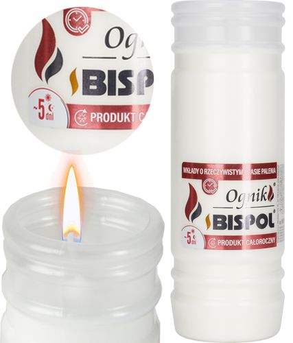 bispol - wkład zalewany ognik wp5n - 18 szt. na Arena.pl