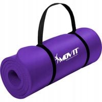 FIOLETOWA MATA DO ĆWICZEŃ GIMNASTYKI FITNESS JOGI