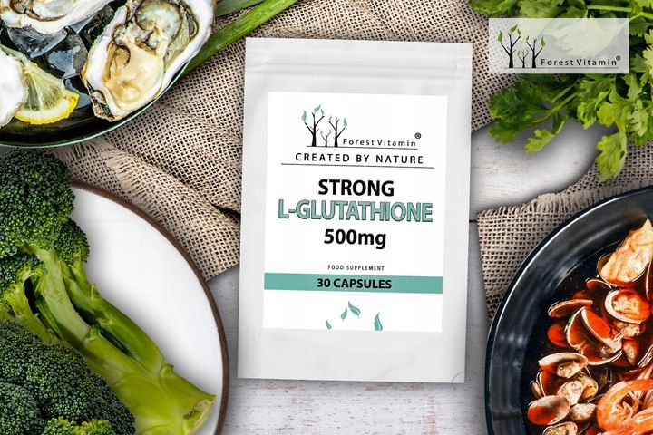FOREST L-GLUTATION 500mg ZREDUKOWANY MOCNY 100kaps zdjęcie 10