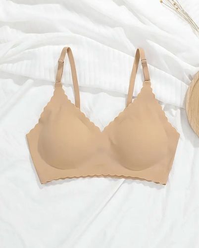 BIUSTONOSZ BEZSZWOWY Stanik Bez Zapięcia Haftek na Prezent Niewidoczny Beż na Arena.pl