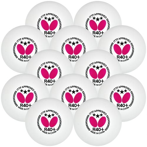 piłeczki do tenisa stołowego butterfly *** białe - 12 szt. na Arena.pl