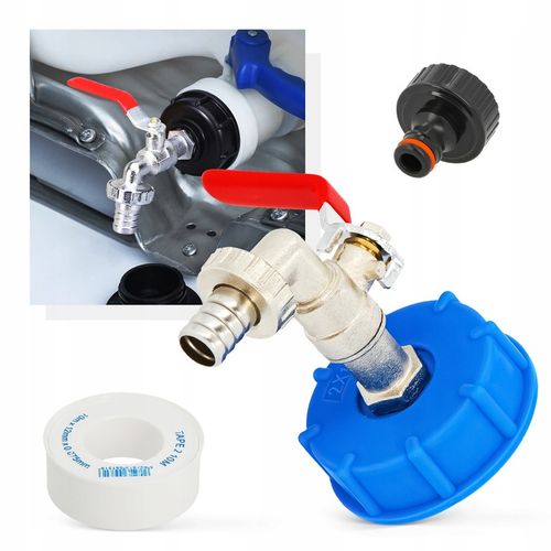 ZAWÓR CZERPALNY KRAN MAUZERA ZBIORNIKA IBC 1000L 3/4x1/2 SZYBKOZŁĄCZE na Arena.pl