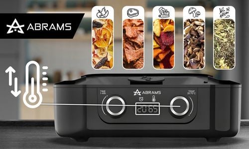 SUSZARKA DO GRZYBÓW WARZYW I OWOCÓW 400W REGULACJA TEMPERATURY TIMER 5 na Arena.pl