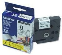 Brother P-Touch Tape Black on White