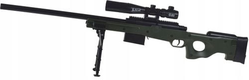 WIELKI KARABIN IMPONUJĄCY DESIGN AUTOMAT 2W1 REALISTYCZNY CELNY ZESTAW na Arena.pl