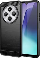 ETUI DO XIAOMI REDMI 14C | PANCERNE KARBON CASE CZARNE +SZKŁO HARTOWANE 9H