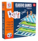 Mega Zestaw Gier Planszowych 16W1 Dla Dzieci I Dorosłych Planszówki + Gry