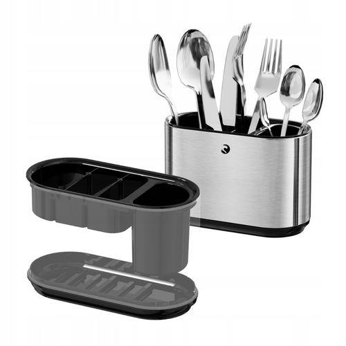 OCIEKACZ NA SZTUĆCE STAL NIERDZEWNA KUCHENNY POJEMNIK ORGANIZER na Arena.pl
