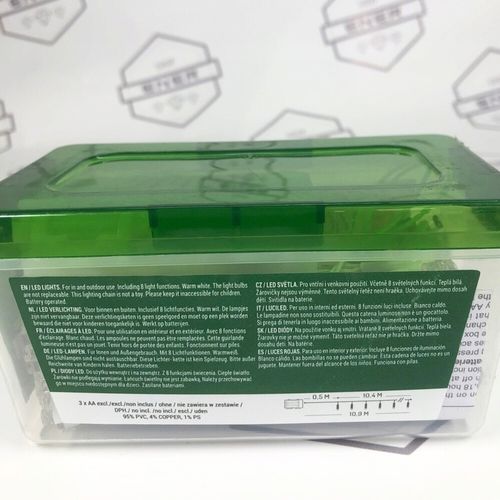 Lampki choinkowe NA BATERIE 140 LED 11m CIEPŁE oświetlenie świąteczne PRO na Arena.pl