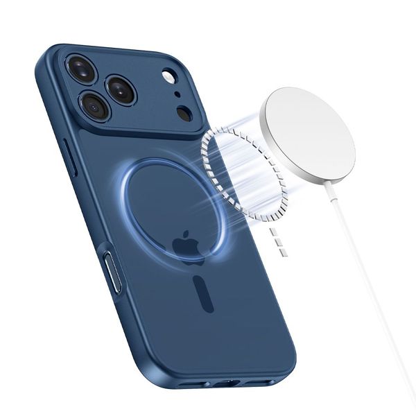 tech-protect basicmag magsafe iphone 17 pro max matte deep blue zdjęcie 3
