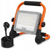Naświetlacz LED Smartled 50W srebrny IP65 5500 lm z przewodem 3 m