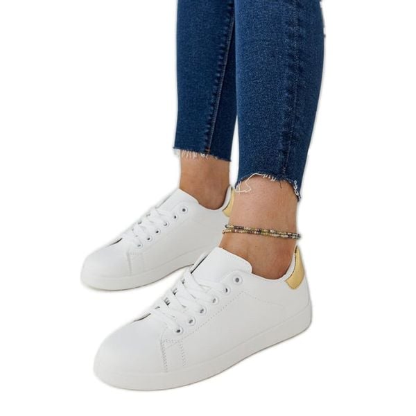 Białe trampki na platformie r.40 zdjęcie 1