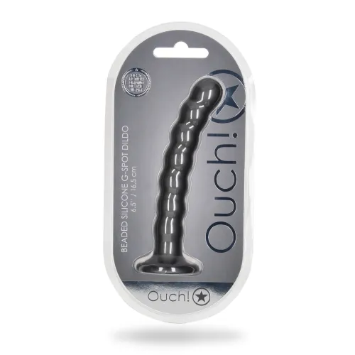 ouch! model g-spot beads silikonowy segmentowany z przyssawką 16,5 cm na Arena.pl