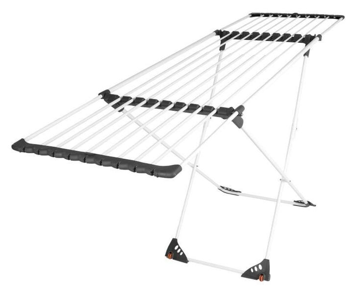 Suszarka na pranie teleskopowa MOJAVE biało-grafitowa zdjęcie 3