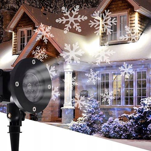 PROJEKTOR LASEROWY ŚWIĄTECZNY NA DOM RZUTNIK IP65 na Arena.pl