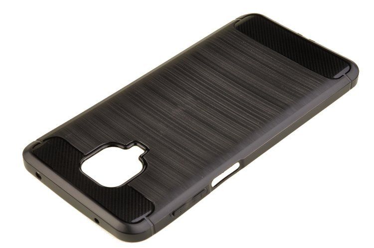 Etui Back Case Carbon do Xiaomi Redmi Note 9S / 9 Pro / 9 Pro Max czarny zdjęcie 2