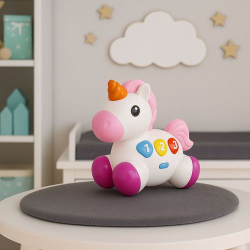 MAGICZNY NA KÓŁKACH  ZABAWKA INTERAKTYWNA Z ŚWIATŁEM na Arena.pl