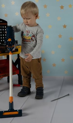 Odkurzacz dla Dzieci 2w1 Pionowy i Ręczny z Dźwiękiem Funkcja Ssania Dźwięk na Arena.pl