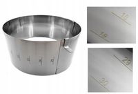 RANT OPASKA DO TORTU REGULOWANA TORTOWNICA FORMA PODZIAŁKA 18-30 H12cm