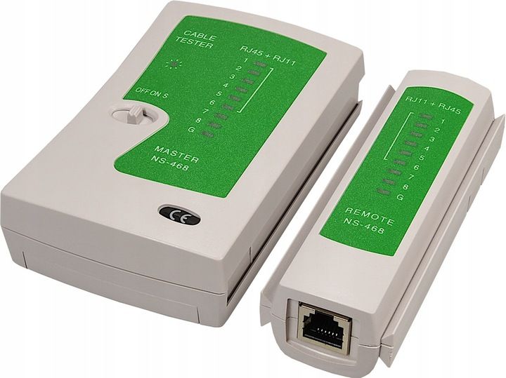 TESTER OKABLOWANIA LAN DO KABLI PRZEWODÓW SIECIOWYCH LED RJ45 RJ11RJ12 zdjęcie 4