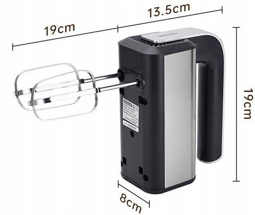 MIKSER RĘCZNY ROBOT KUCHENNY TODOMI TURBO PODKŁADKA TRZEPACZKI HAKI 5 BIEGI na Arena.pl