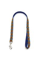 A-475 PEJCZ, KRÓTKA SMYCZ DLA PSA TAŚMA ROMB 20mm/80cm Kolor - Niebieski