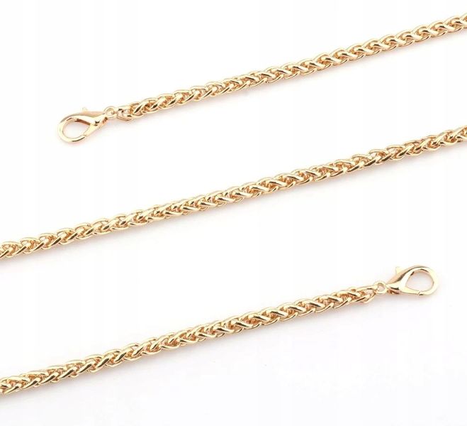 Pasek Złoty Do Torby Torebki Łańcuch Długi Metal zdjęcie 4