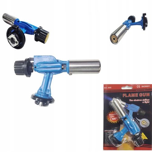 Palnik Gazowy STALOWY Opalarka Na Butlę + 2X Gaz Kartusz Ceramika Lutlampa na Arena.pl