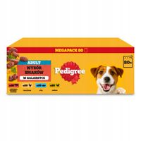 Mokra karma Pedigree dla psa dorosłego mix smaków saszetka 80 x 100 g