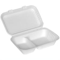 menubox z trzciny cukrowej dwudzielny 1000 ml, 25 x 16 x 8 cm 50 szt.