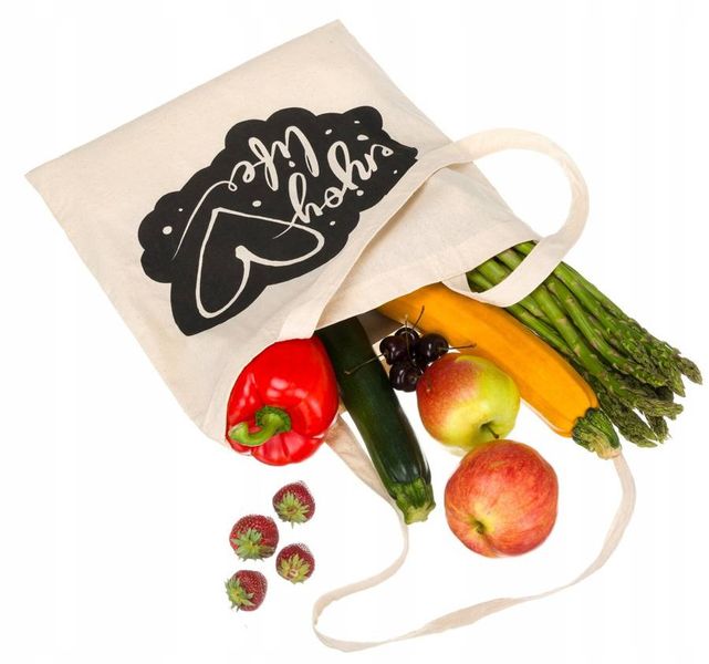 bawełniana torba typu shopper bag zdjęcie 5