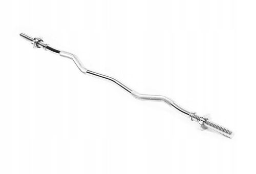 Gryf lekko łamany 120cm Spokey śrubowy + zaciski na Arena.pl