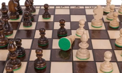 GRA 2w1 SZACHY - WARCABY M - DREWNIANE 35 x 35 cm na Arena.pl