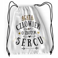 Plecak Dla Agaty Szkolny Worek Torba Z Nadrukiem Ze Zdjęciem