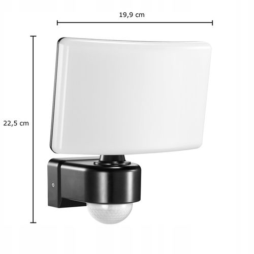 Lampa Zewnętrzna LED 30W Czujnik Ruchu i Zmierzchu Regulacja Halogen na Arena.pl