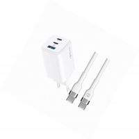 Szybka ładowarka GaN 65W z długim kablem 2m do Xiaomi Mi Note 10 Lite