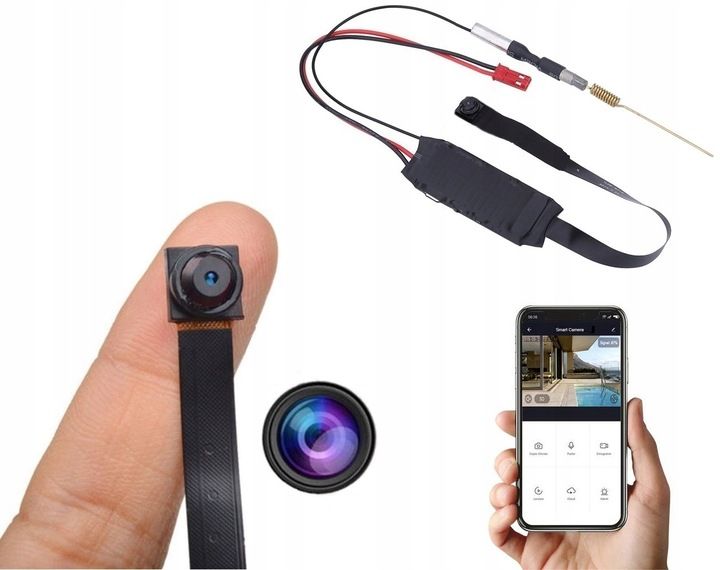MINI KAMERA SZPIEGOWSKA MODUŁ FULL HD 1080P WIFI zdjęcie 1