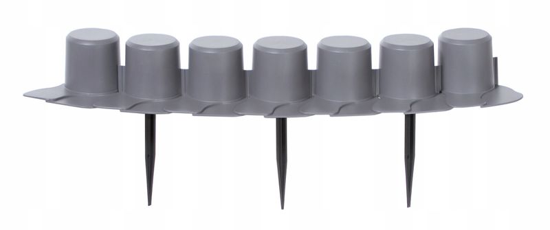 Palisada ogrodowa z kołnierzem IPAL7 20m Płotek zdjęcie 2