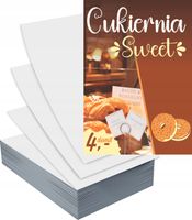 Ulotki A5 100szt reklamowe firmowe duży wybór CUKIERNIA TWOJA NAZWA