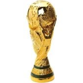 PUCHAR ZŁOTY TROFEUM 13CM ŻYWICA MISTRZOSTWA ŚWIAT, mężczyzna