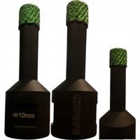 Otwornica diamentowa brazowana MMD Ø10 mm M14 do gresu ceramiki płytek