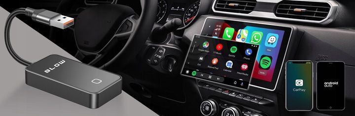 ADAPTER BEZPRZEWODOWY CARPLAY ANDROID AUTO WIFI BLUETOOTH + ADAPTER zdjęcie 11