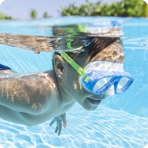 maska do pływania niebieska bestway 22011 na Arena.pl