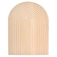 Drewniana Deska do Krojenia i Serwowania Bukowa 32x24cm Łukowa Naturalna