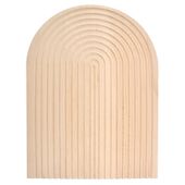 Drewniana Deska do Krojenia i Serwowania Bukowa 32x24cm Łukowa Naturalna